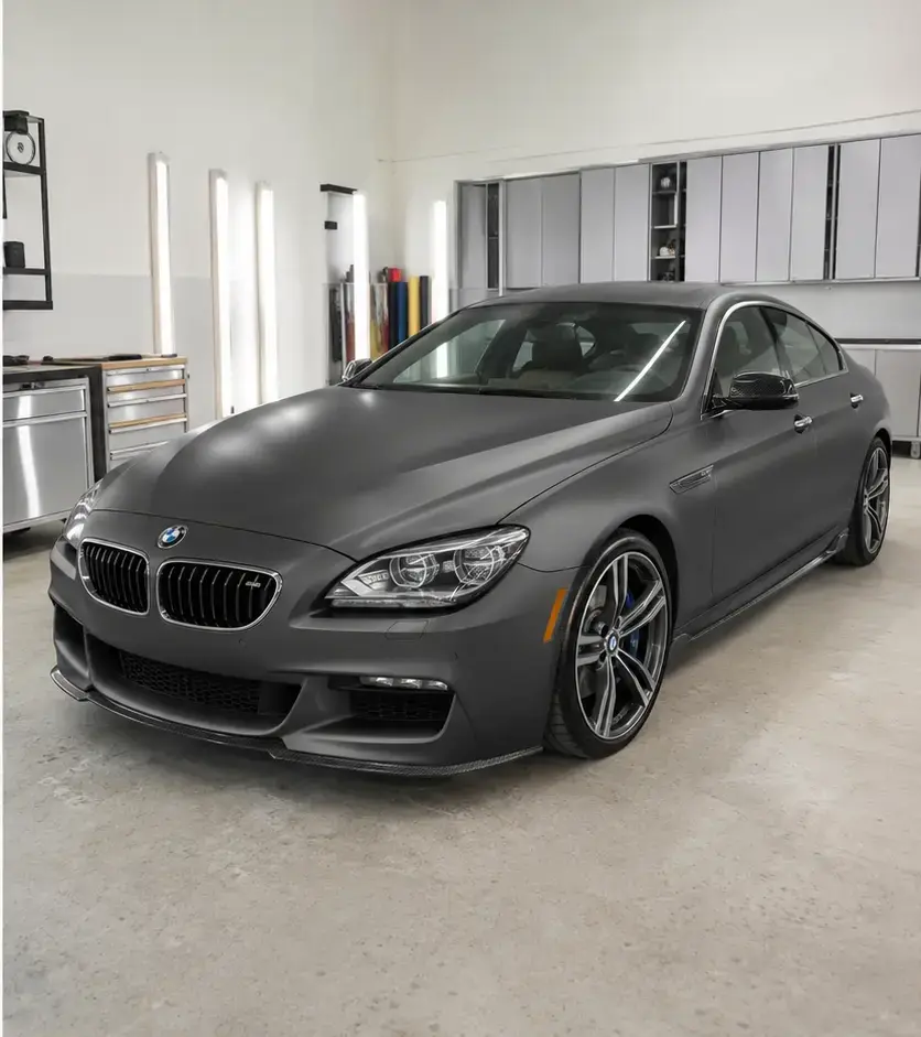BMW 6 Gran Coupé — графит после работы